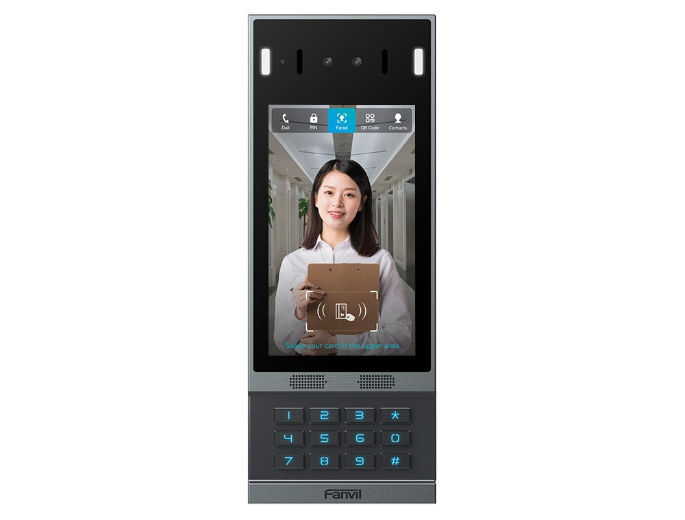 Fanvil i67 Face Recognition Door Phone, 7IN COLOR SCREEN, Camera HD, 7-inch 600×1024 touch screen 12 Numeric Keys anti-spoofing liveness Fanvil i67 Face Recognition Door Phone, 7IN COLOR SCREEN, Camera HD, 7-inch 600×1024 touch screen 12 Numeric Keys anti-spoofing liveness